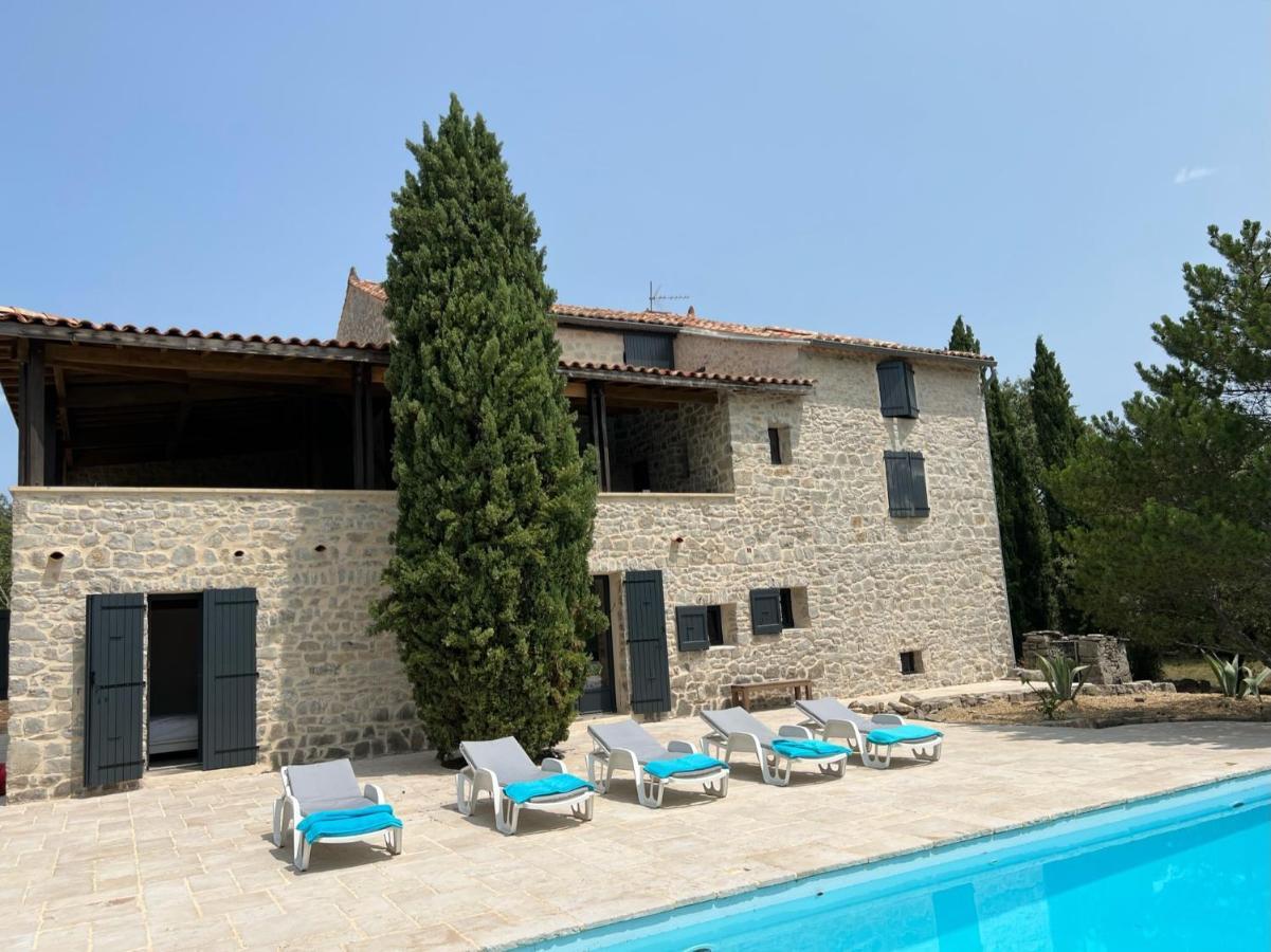Luxurious Family House With Pool In Ardeche. Villa Les Vans Eksteriør bilde